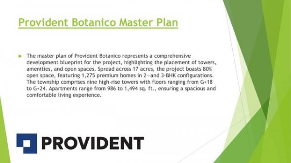 Explore 80% Open Spaces at Provident Botanico – Your Urban Oasis