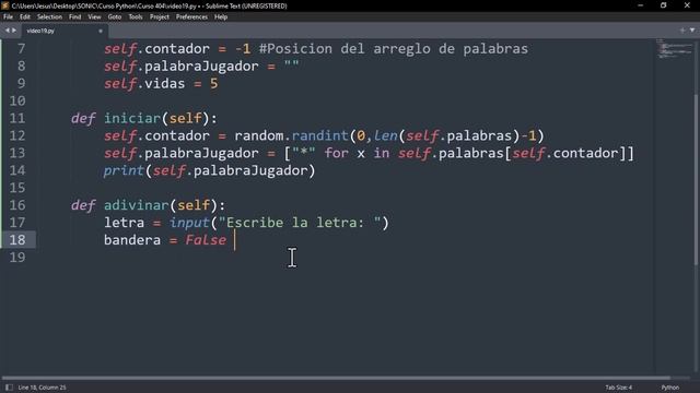 #19 Juego del Ahorcado en Python смотреть онлайн