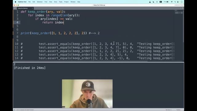 Codewars (Python?) | Keep the Order | kyu7 смотреть онлайн