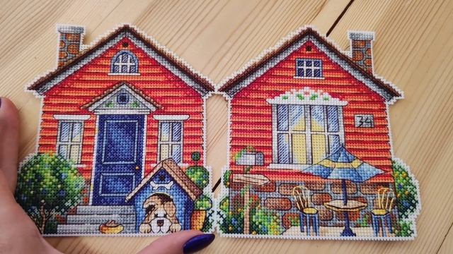 ГОТОВАЯ вышивка от МПСтудия | Домик мечты| интересное оформление #вышивальныйдневник #вышивкакресто смотреть онлайн