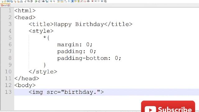 Happy birthday wishes special coding in HTML | In Notepad++ | by Priyanka prajapati смотреть онлайн