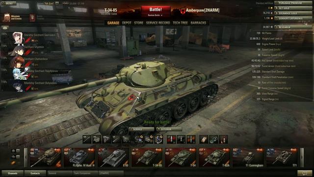 World of Tanks 9.0 E 50 and T-34-85 remodels смотреть онлайн
