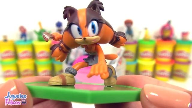 3 Huevos Sorpresas Gigantes De Sonic, Amy Rose, Shadow The Hedgehog De Sonic El Erizo En Español