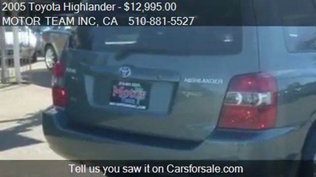 2005 Toyota Highlander V6 2WD with 3rd-Row Seat - for sale i смотреть онлайн
