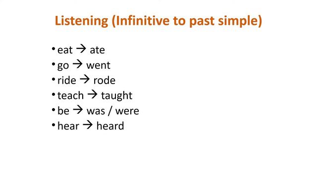 Pronunciation of some English irregular past simple verbs смотреть онлайн