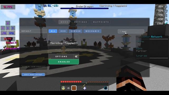 Lunar Client 1.8 ModPack Showcase смотреть онлайн