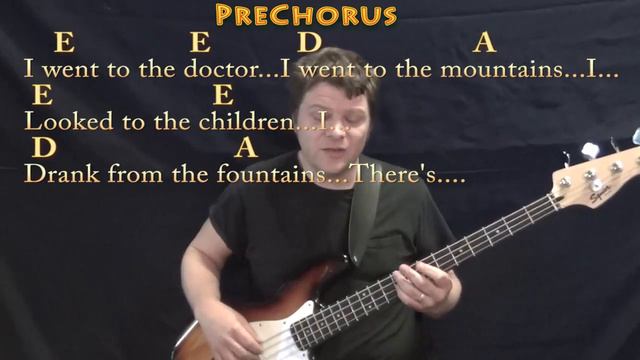 Closer to Fine (Indigo Girls) Bass Guitar Cover Lesson in A with Chords/Lyrics смотреть онлайн