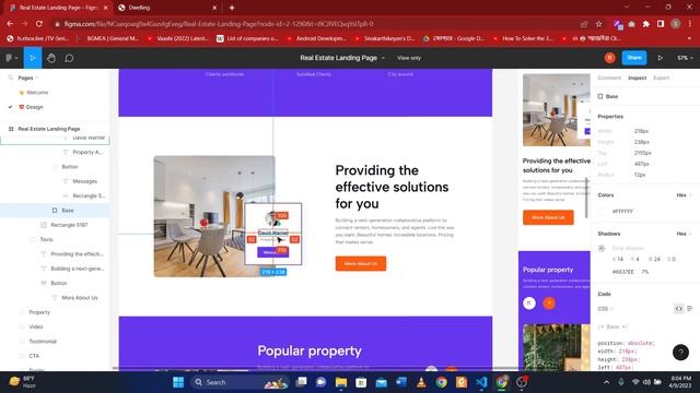 Figma to Webpage Using Html and CSS | A sample landing page | Part -3 смотреть онлайн