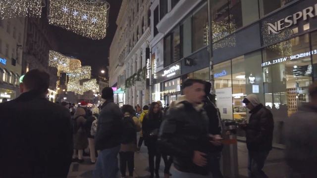 Vienna, Austria ??  - December 2022 - 4K UHD Evening Walking Tour