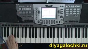 Видеоурок на синтезаторе Появление Алисы