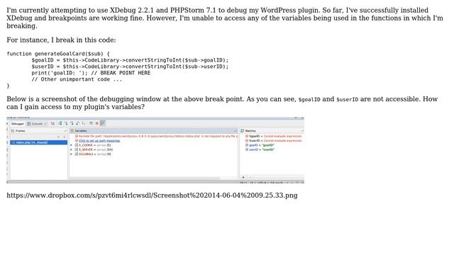 Wordpress: Accessing Variables Used In a Plugin Using PHPStorm + XDebug смотреть онлайн