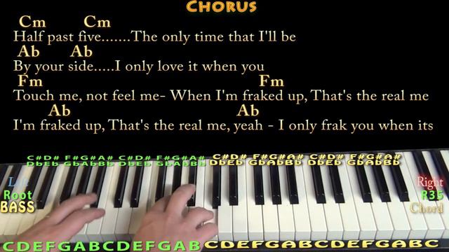The Hills (The Weeknd) Piano Cover Lesson in Cm with Chords/Lyrics смотреть онлайн