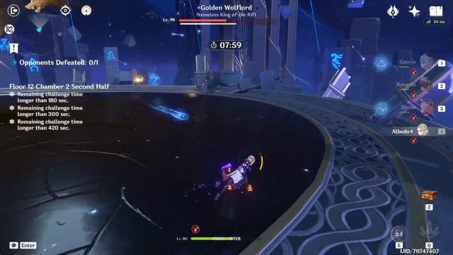 Beidou Taser and Ganuy Freeze Teams (Genshin Impact 2.5 Spiral Abyss Floor 12 9*) смотреть онлайн