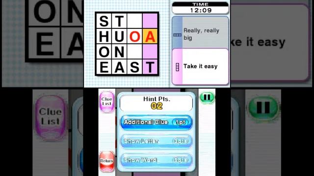 Crosswords Plus Gameplay (Nintendo 3DS) [60 FPS] [1080p] смотреть онлайн