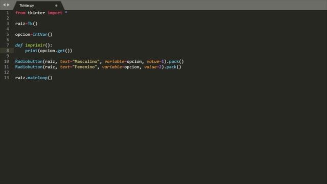 Interfaz Gráfica en Python - Radiobutton - Video 7 смотреть онлайн