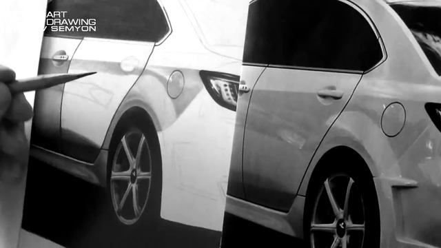 MAZDA 6 GH マツダ 鉛筆画 DRAWING ISP 2017