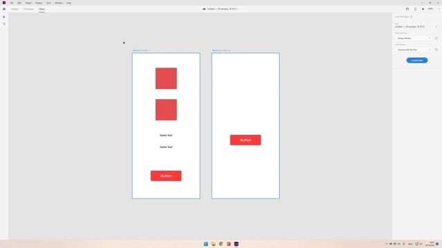 Adobe XD. Разбор интерфейса [Компоненты, Анимирование, Прототипирование, Библиотека]