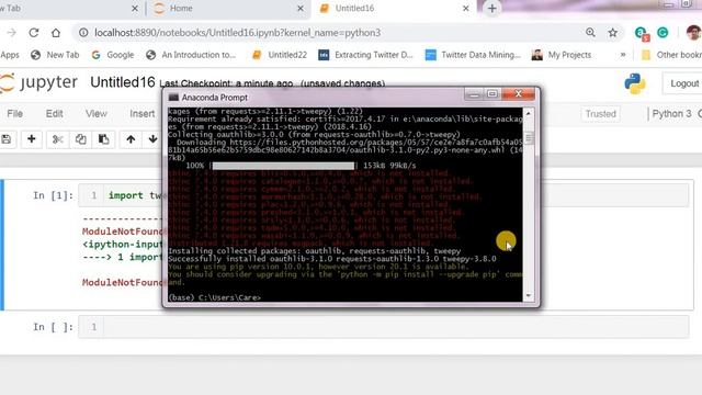 How to fix ModuleNotFoundError in JuypterNotebook | ModuleNot FoundError смотреть онлайн