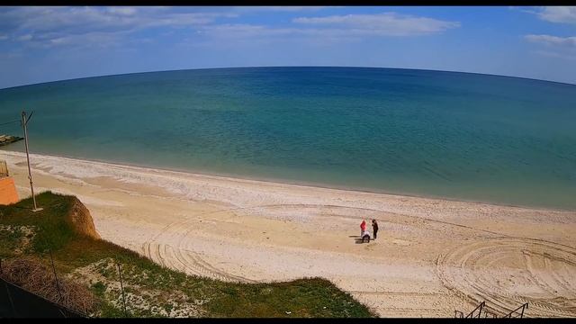 22 апреля. Дети резвятся на пляже. Таймлапс. Ускорение в 40 раз! смотреть онлайн