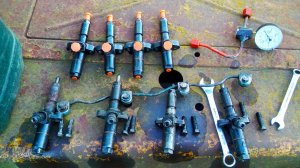 Мтз 80 троит пробуем заменить форсунки уйдёт ли проблема???