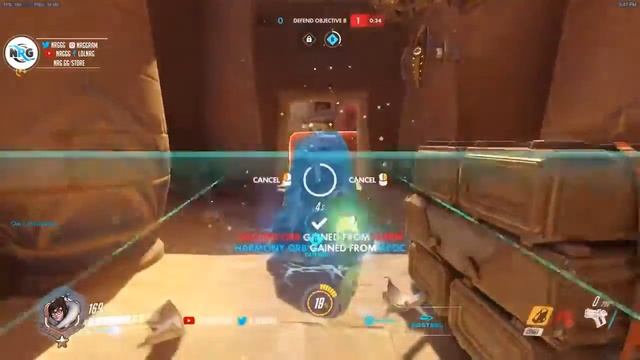 Overwatch| Seagull The FINAL PLACEMENT Match #10 Season 3 Hanzo and Mei game play смотреть онлайн