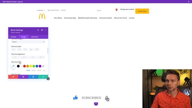 Make the McDonalds Website in WordPress | Divi Tutorial смотреть онлайн