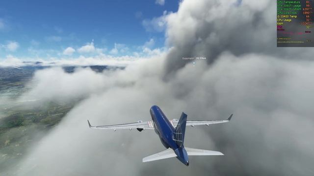 Microsoft Flight Simulator 2020 Bogota Ultra Settings Gameplay Nvidia RTX 3060 Ti смотреть онлайн