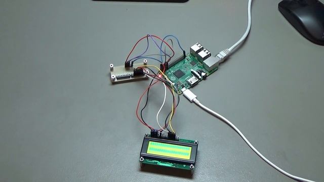 Drive LCD by Raspberry Pi through I2C bus driven IO extender смотреть онлайн