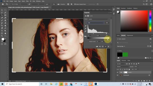 color correction in photoshop|| photoshop cs6 || bangla tutorial || digidesk tech смотреть онлайн