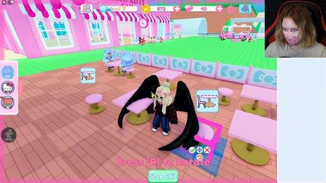 ПОСТРОИЛА КАФЕ ХЕЛЛОУ КИТТИ! смотреть онлайн