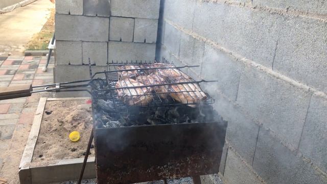 Жарим мясо ?? 20 минут! Антрекот ?? из хрюши! Весь процесс жарки мяса на углях до красивой корочки смотреть онлайн