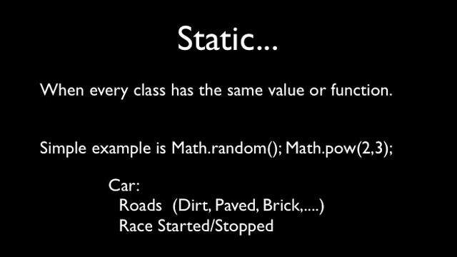 Java Static Variables and Methods смотреть онлайн