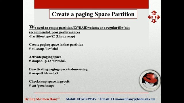 9 Memory Management RHCE Administration II By Engineer Momen Hany - Arabic смотреть онлайн