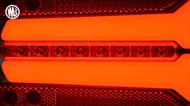 WAŚ - W150 and W150DD multifunctional rear lamp with dynamic indicator смотреть онлайн