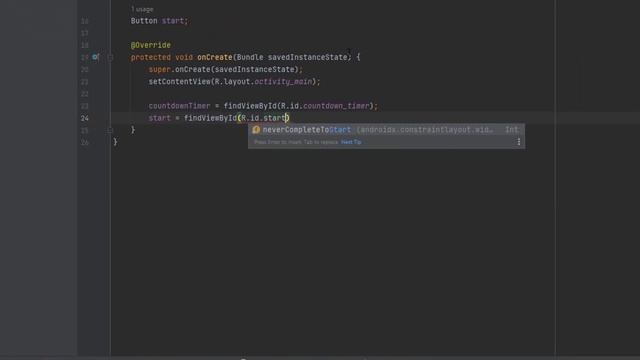Countdown Timer | android studio 2023 смотреть онлайн