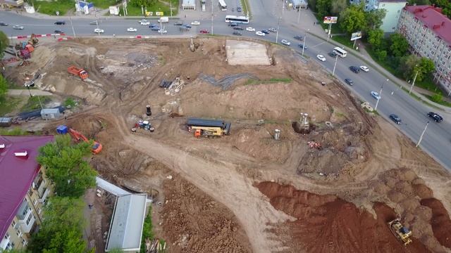 Реконструкция ул. Луначарского от Автобусного пр-да до Московского шоссе 4K смотреть онлайн