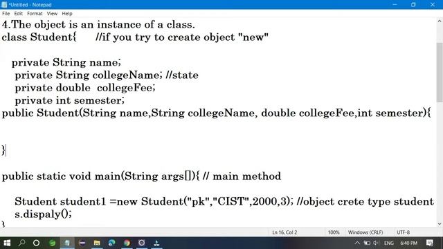 Java Tutorial : Introduce of Object | How to create object in java with example. смотреть онлайн
