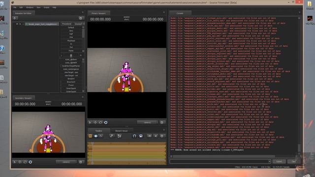 SFM - Why is my model Black and Purple Checkerboarded, and HOW DO I FIX IT??? смотреть онлайн