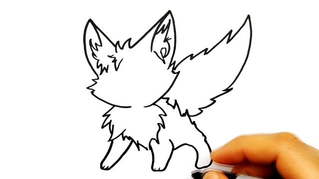 Как просто нарисовать Милую Лисичку простым способом. Рисунки для срисовки шаг за шагом. #504 смотреть онлайн