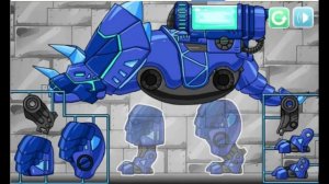 Динозавры Трицератопс.