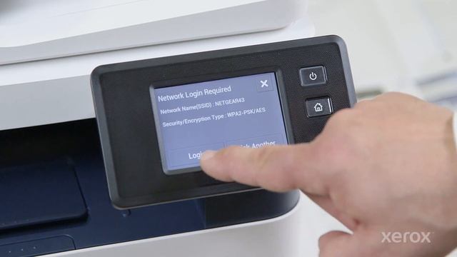Xerox® B215 Wifi Network Setup смотреть онлайн