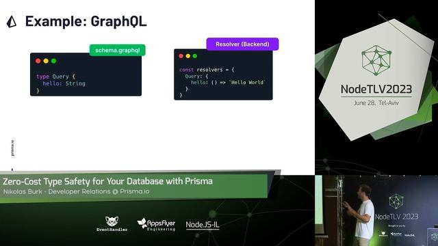 Nikolas Burk @ NodeTLV '23 | Zero-cost Type Safety for your Database with Prisma смотреть онлайн