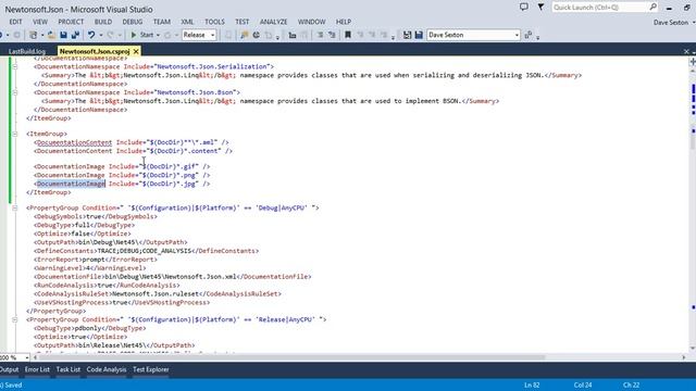 White Tie Example: Json.NET Documentation смотреть онлайн