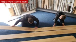 Ламинат Quick Step Majestic Дуб натуральный пустынный теплый MJ 3551. Укладка ламината.