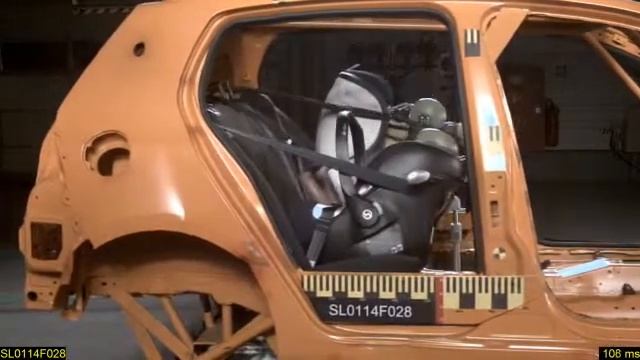 Cybex Aton Q | ADAC 2014 | краш-тест фронтальный смотреть онлайн