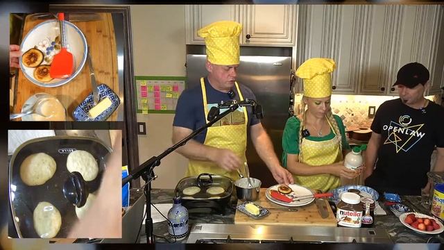 Оладьи за 5 минут. Pancakes in 5 min by Olga, Greg and Petronii смотреть онлайн