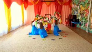 Красивый детский танец с цветочными дугами "Очарование весны"