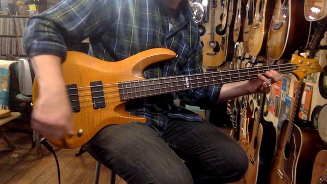 2002 ESP C-304 active 4-string electric bass guitar смотреть онлайн