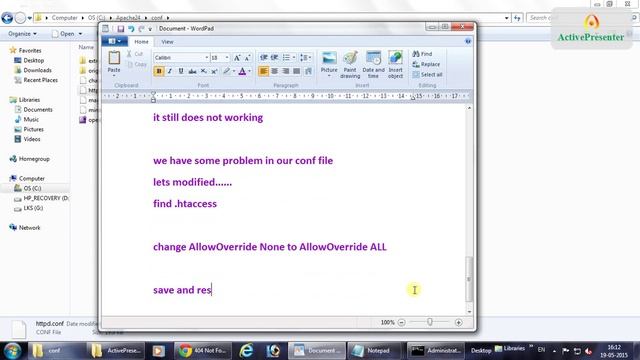 Rewrite Url using .htaccess смотреть онлайн