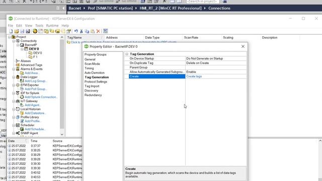 Bacnet OPC Kepware and Tag смотреть онлайн